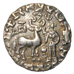 INDIA, POST-MAURYAN, KUNINDA DRACHM, 180–150 BC