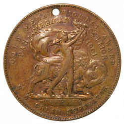 PAN AMERICAN EXPOSITION MEDAL, 1901