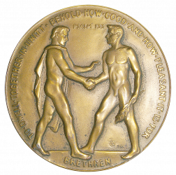SOCIETY OF MEDALISTS #48, BROTHERHOOD, BY PETER DALTON, 1953