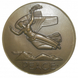 SOCIETY OF MEDALISTS #14, PEACE, BY ALBERT STEWART, 1936