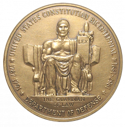 U.S. CONSTITUTION BICENTENNIAL, DOD, JUDICIARY, AND UCMJ, 1991