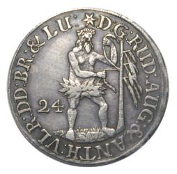 BRUNSWICK-WOLFENBÜTTEL, 24 MARIENGROSCHEN “WILDMAN,” GERMANY, 1694